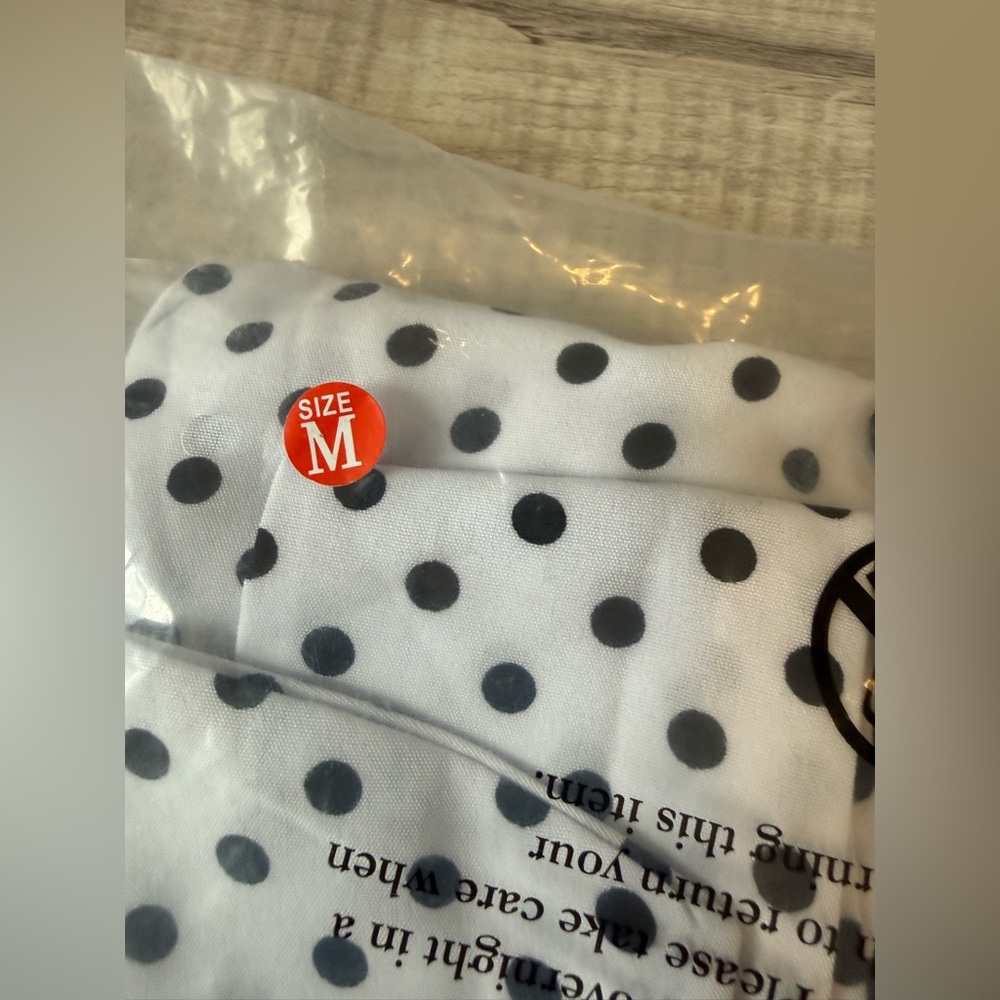 NWT! Retro Stage Black 1930’s Dots Tie Neck Mermaid Dress. Size M - Picture 11 of 12